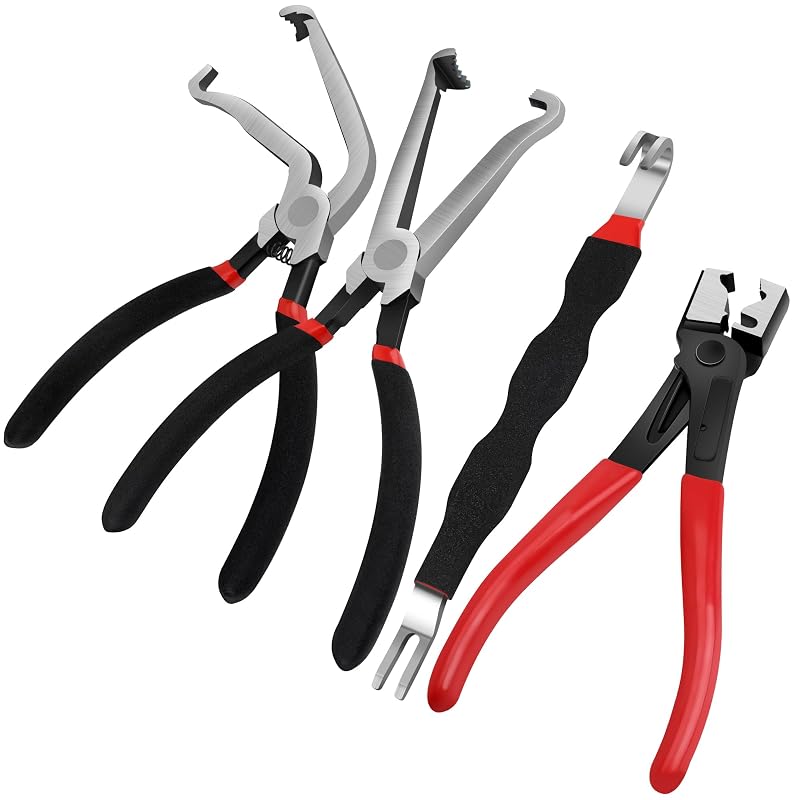 Kit de Alicates para Desconexão de Conectores Elétricos Anglekai com 4 Peças