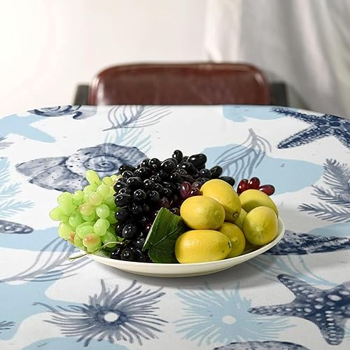 Miniatura 384 de Mantel floral hippie, diseño retro de los años 70, naranja, rosa, azul, floral, bohemio, estampado estético de margaritas, para fiesta, picnic