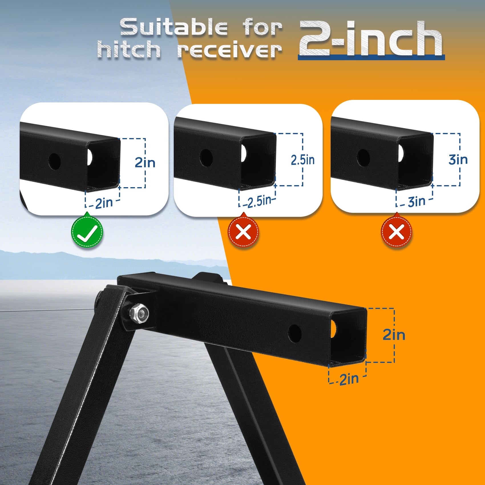 Dozont RV Hitch Mount Stabilizer Compatible