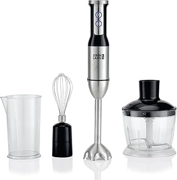 Amazon.de: LEBENLANG Stabmixer 1000 Watt Pürierstab Set - Mit ...