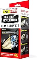XPERTCHEMY Headlight Restoration Kit - DIY Remove Yellowing Clouding Scratches with Ceramic UV Protection No Tools Needed