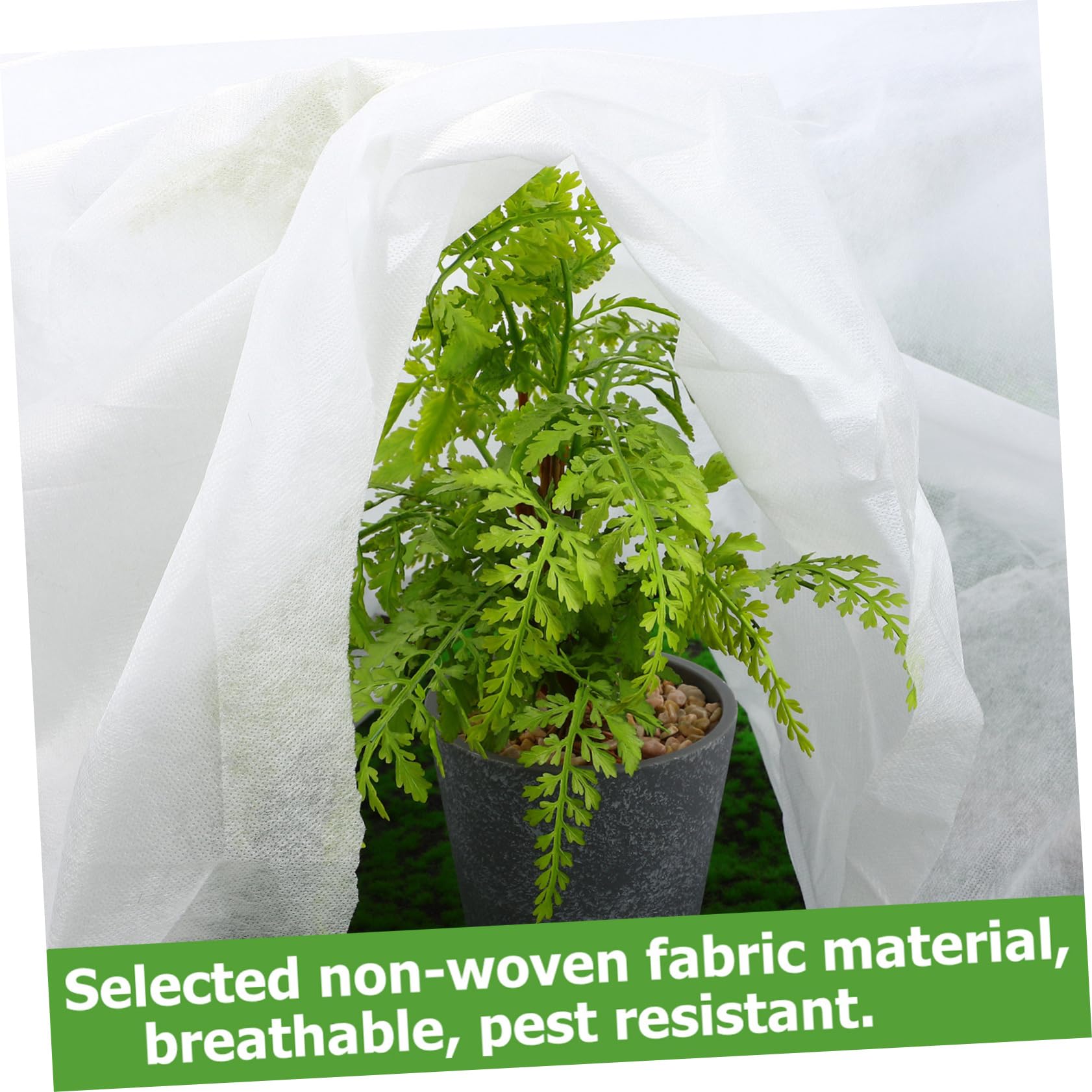 2pièces Voile Hivernage pour Plantes Couverture Non Tissée Antigel pour Hiver Protection Légère Et Réutilisable
