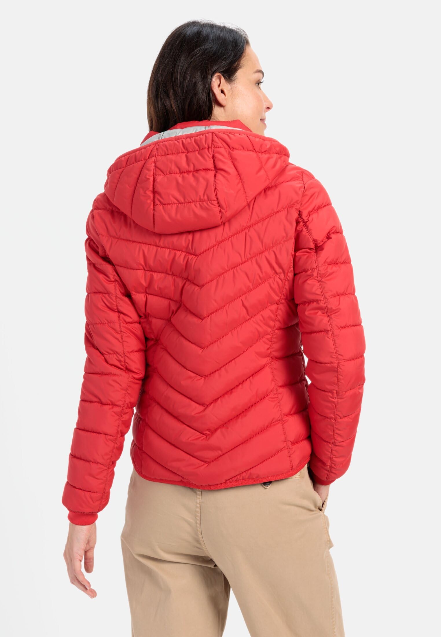 camel active Damen Steppjacke aus recyceltem Polyester