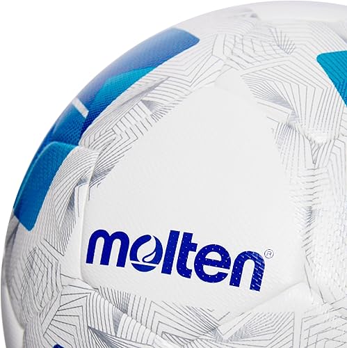Miniatura 8 de Molten Vantaggio 3555 - Balón de fútbol híbrido avanzado para mayor precisión, calidad FIFA Pro Control Match Ball  Piel sintética texturizada