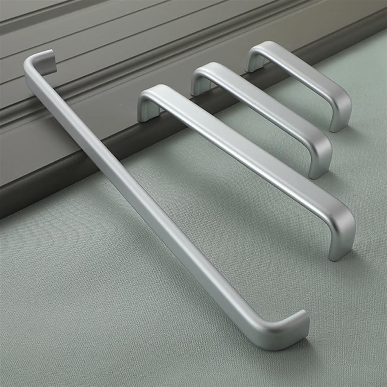 Cabinet Handles Kitchen Cabinet Storage Drawer Knobs Dressers Closet Wardrobe Furniture Handle Cabinet Door Hardware 2Pcs(230-160mm)