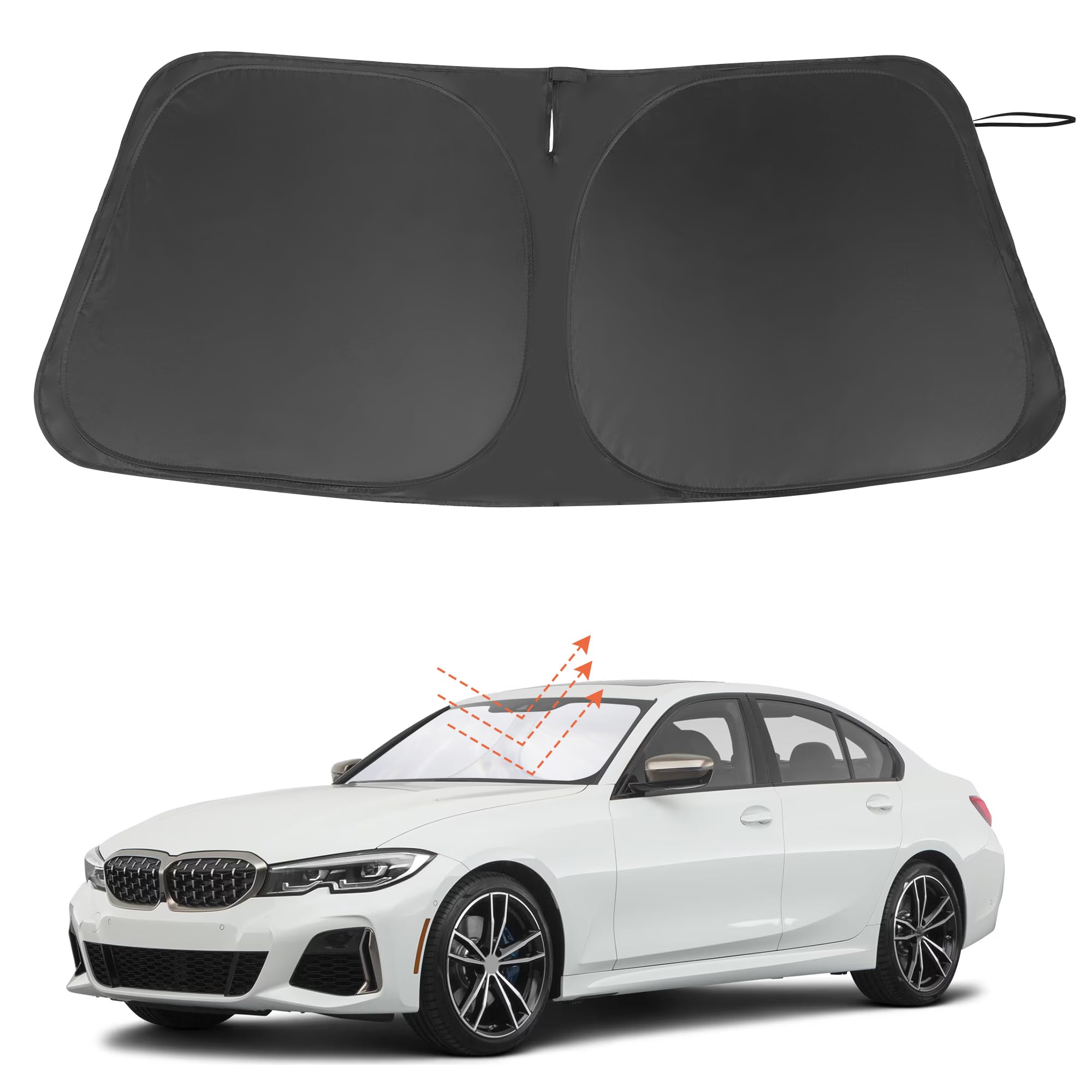 Windshield Sun Shade for 2019-2026 BMW 3 Series Accessories
