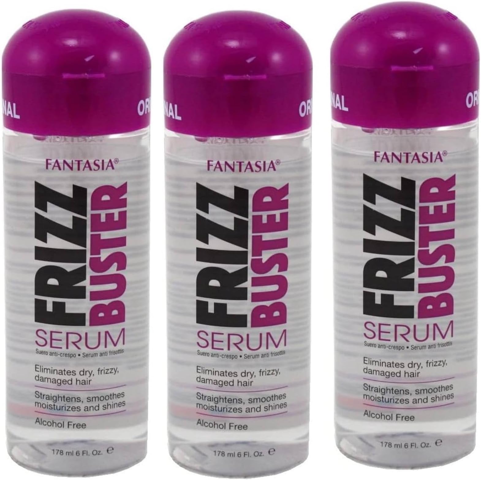 FantasiaIC Frizz Buster Serum, 6 Ounce (Pack of 3)