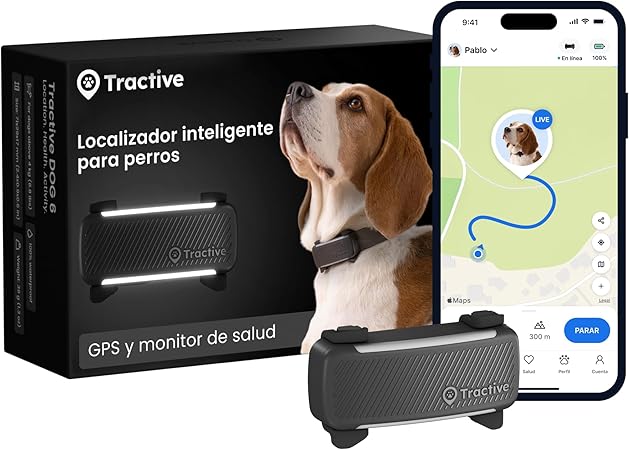 Tractive GPS DOG 6 - collar con gps para perros con suscripción