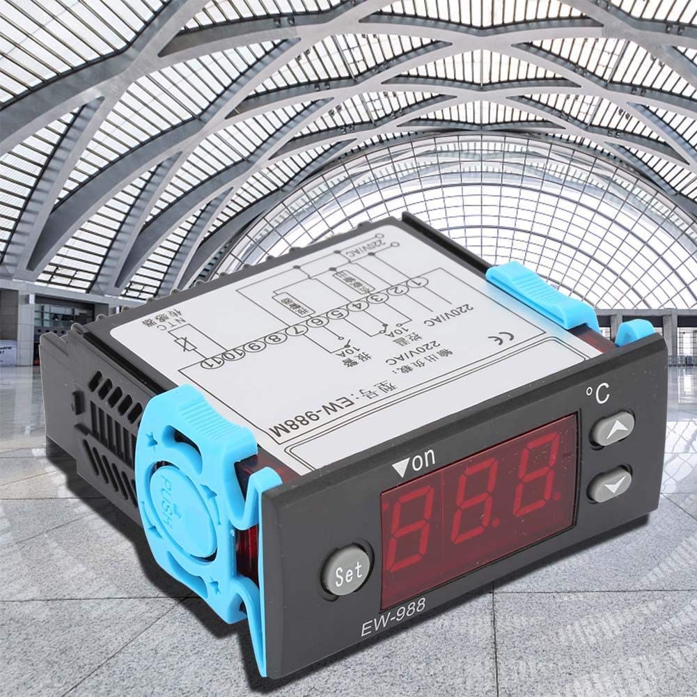Regolatore di temperatura, digitale 0~149 ℃ Regolatore di temperatura per il controllo delle alte temperature, per il sistema di controllo del riscaldamento
