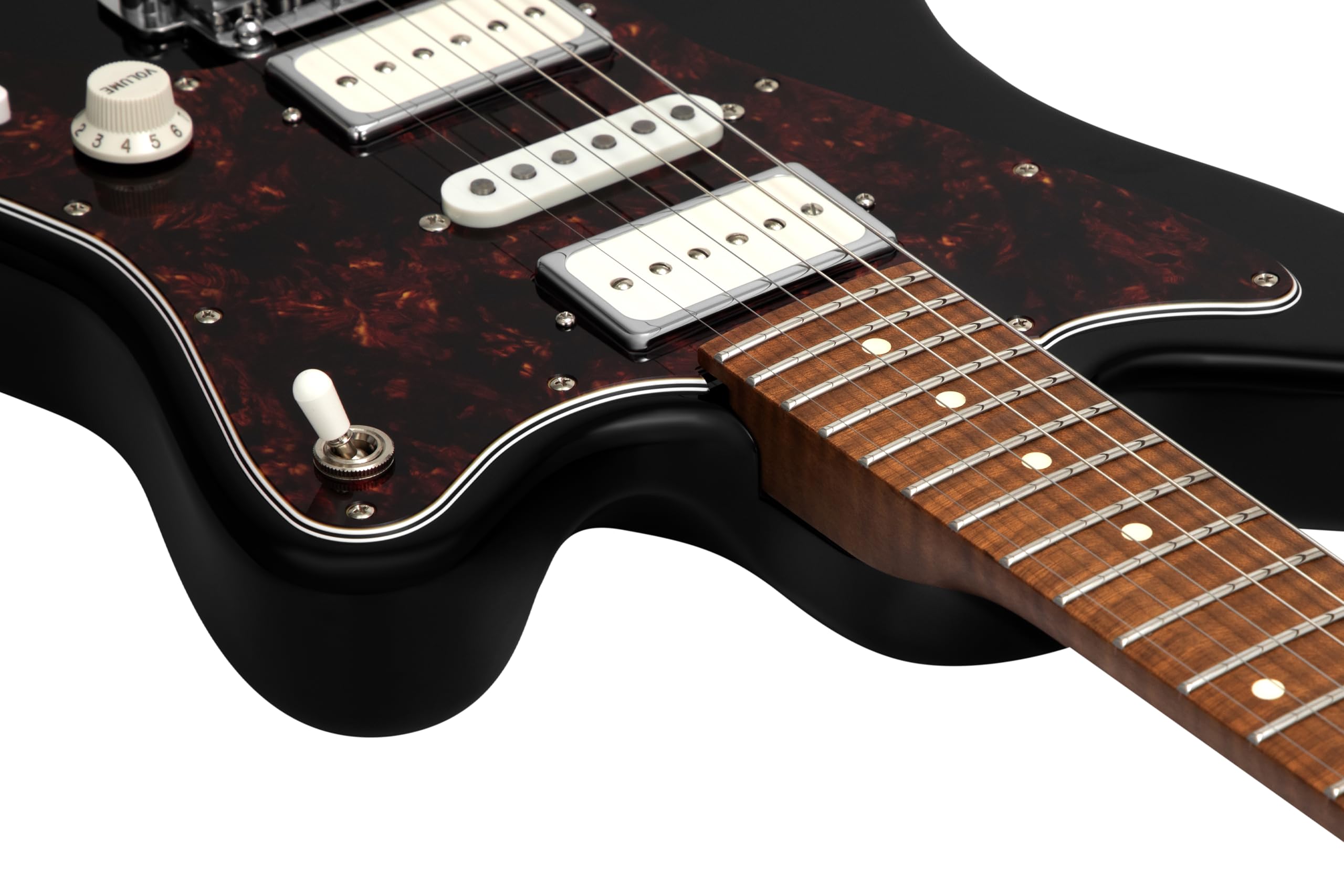 Amazon.com: Electric Guitar JZ FRO Black Gloss Handmade in Japan