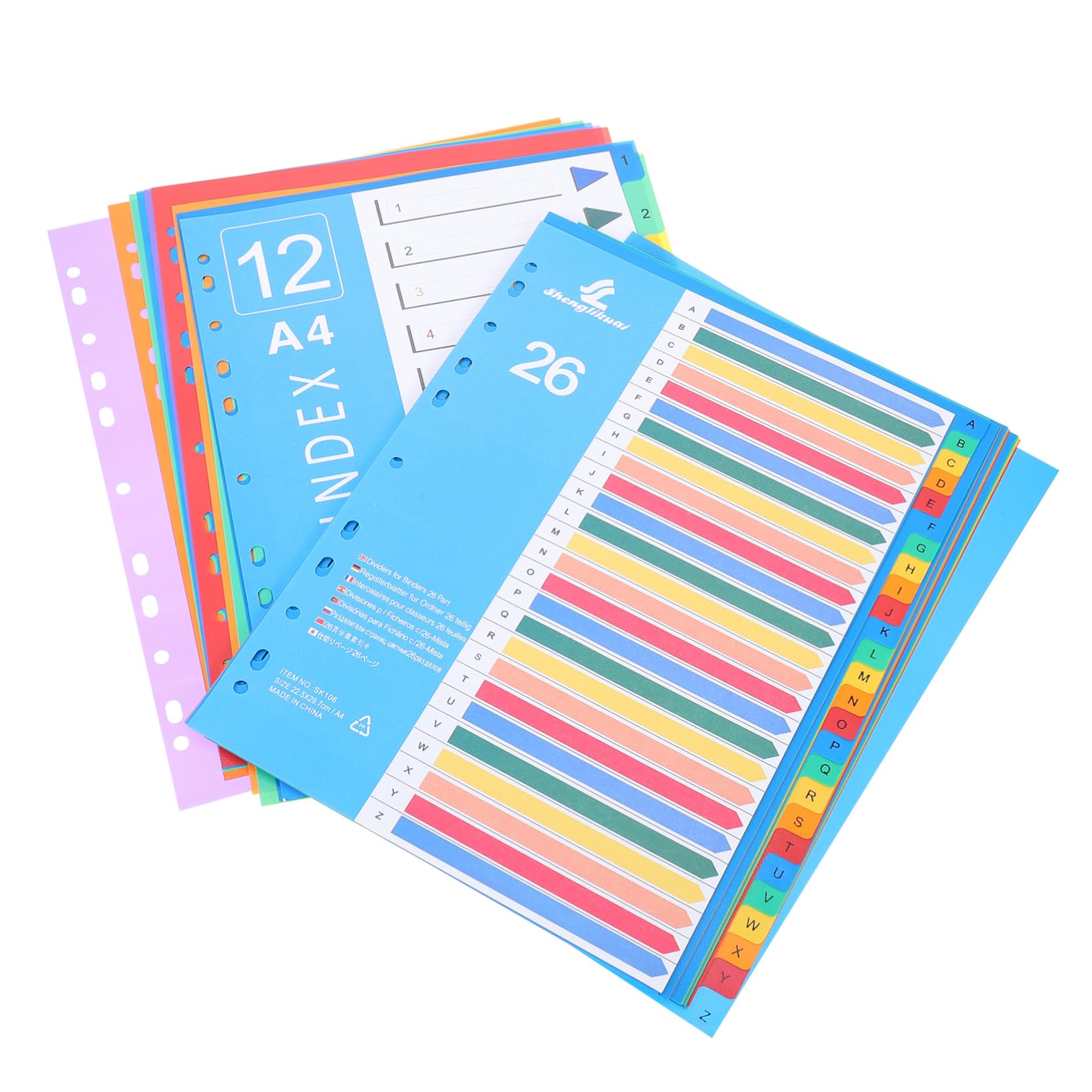 Amazon.co.jp: COOPHYA 38個 ファイル区切り インデックス付きクリア