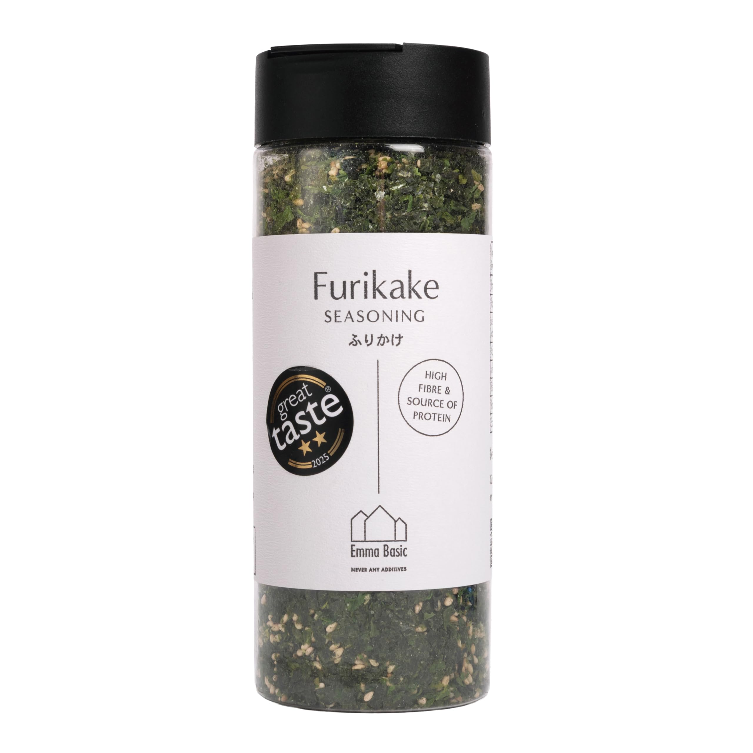 Emma Basic - Seaweed Furikake seasoning 100g | Rice Topping | Avocado Topping | High Fibre | Source of Protein | No additives