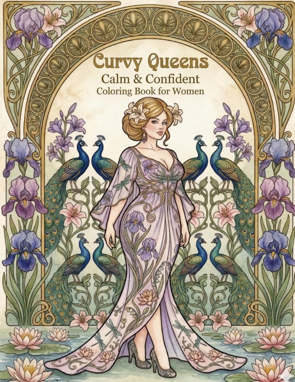 Calm & Confident Curvy Queens Coloring Book for Women: A Relaxing Journey to Ease Anxiety, Relieve Stress & Boost Self-Love