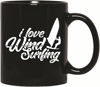 Gift for Windsurfing Lovers Surf Surfing Surfe 11oz 15oz Black Coffee Mug
