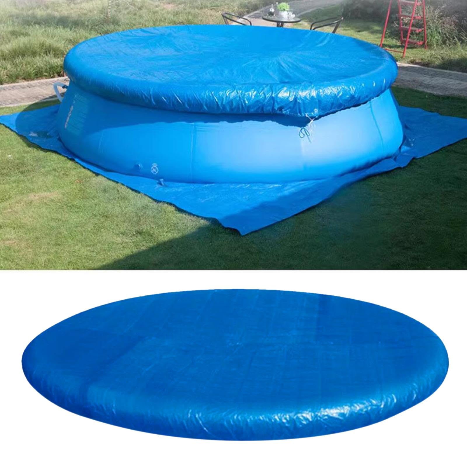 di Copertura per Piscine Fuori Terra, Protezione Impermeabile per Uso Esterno, Diametro 366 cm