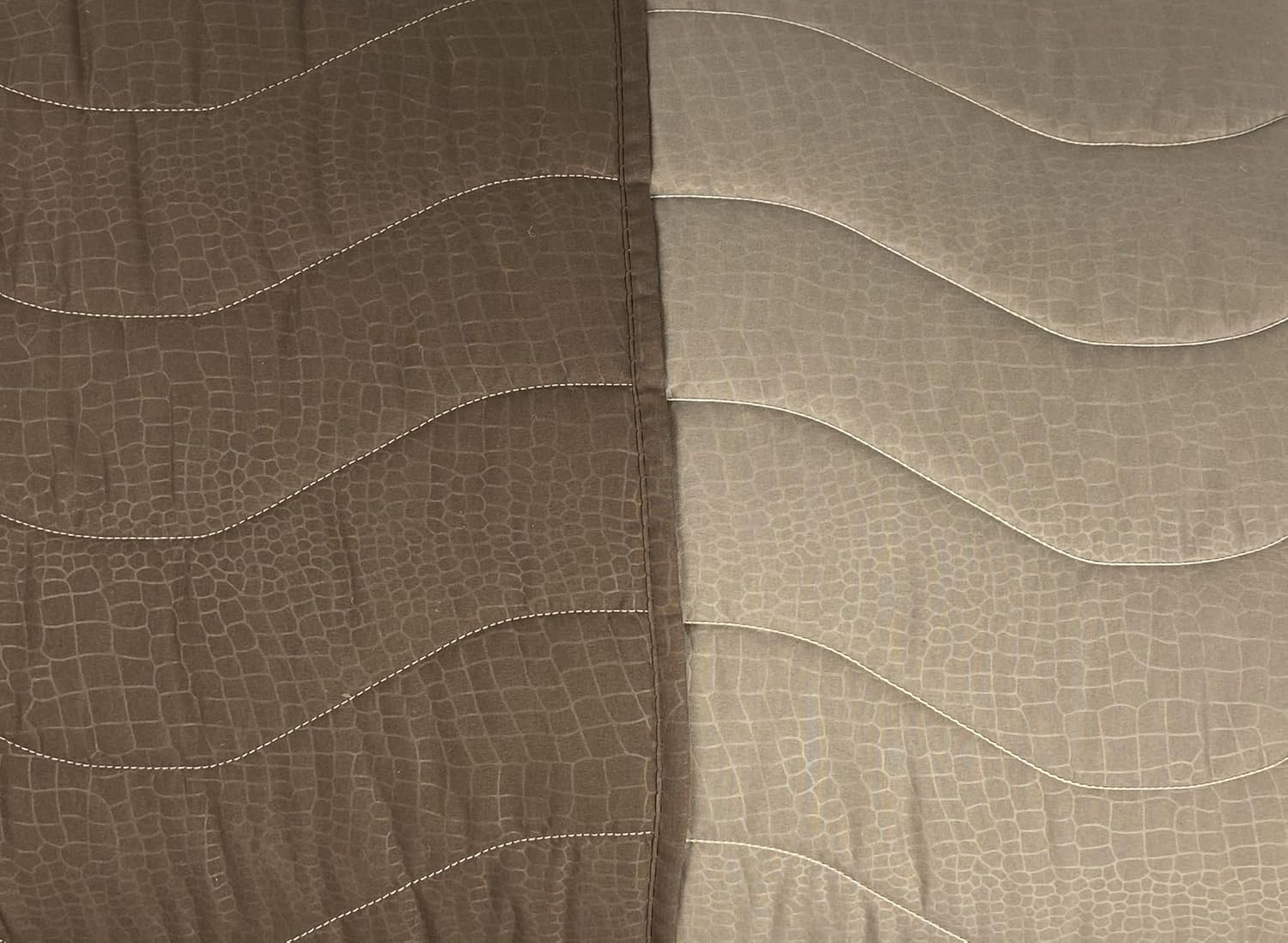MAXIME MAISON - Dessus de Lit 2 Personnes 240x260 (100 GR/mq) Couvre Lit 2 Personnes 240x260, Couverture Lit, Dessus de Lits et Couvre-Lits, Jeté de Lit Double Face (Marron/Moka)