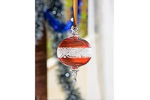 850mm/3.34 handmade inch Glass Christmas Ball Ornaments Adorable Hanging Decorative Xmas Balls...