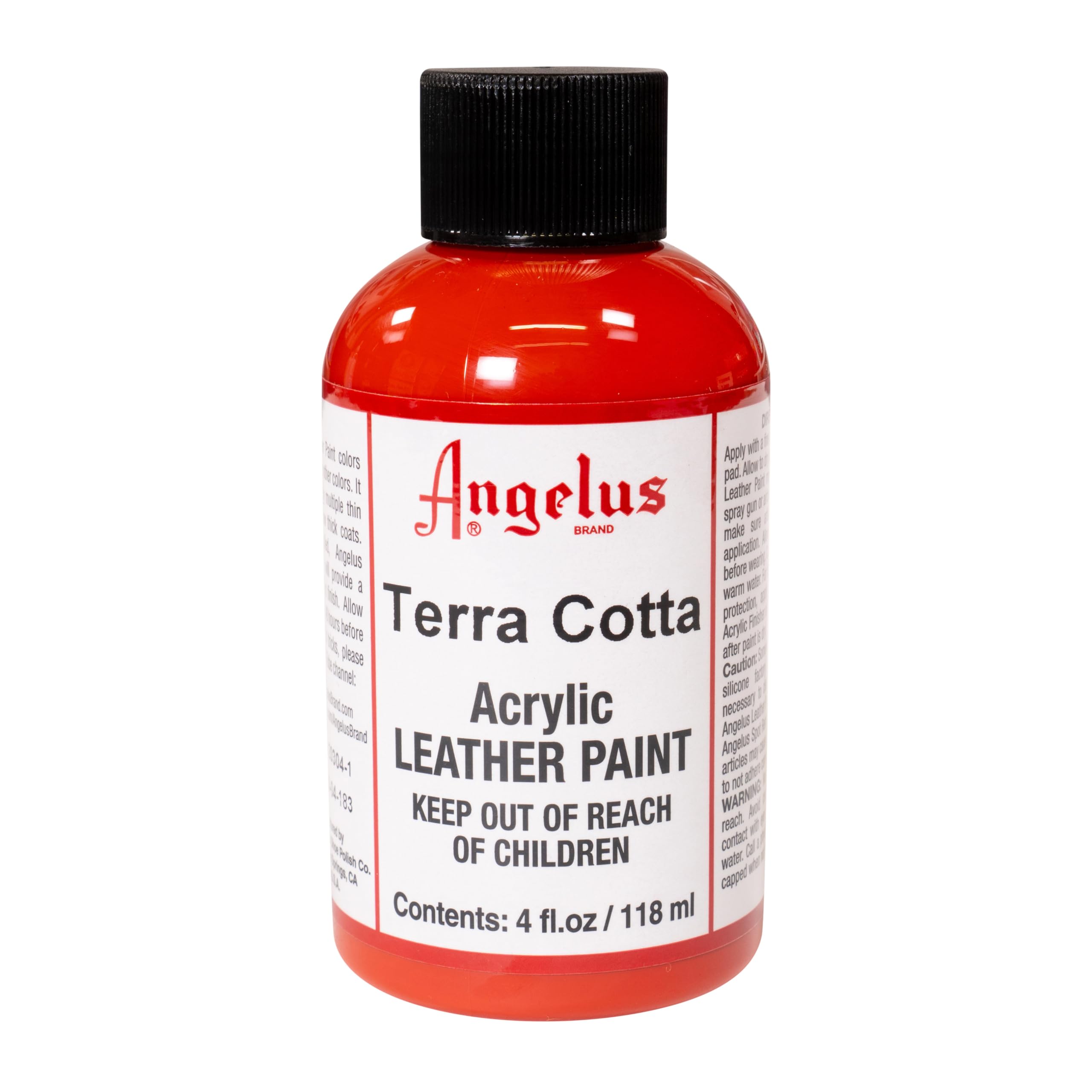 Angelus Leather Paint 4 Oz Terra Cotta Red