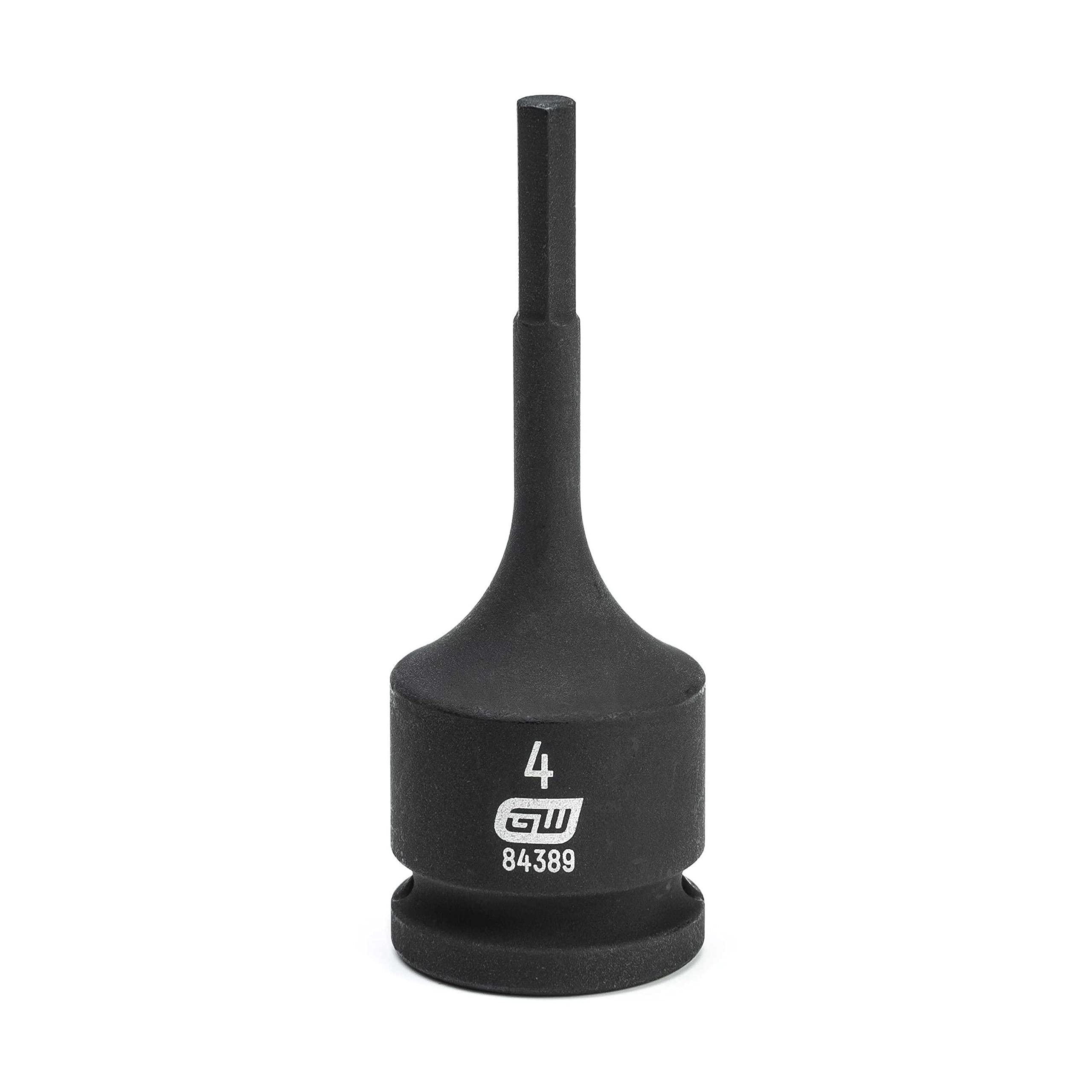 Gearwrench 3/8" Drive Hex Bit Impact Metric Socket 4Mm - 84389