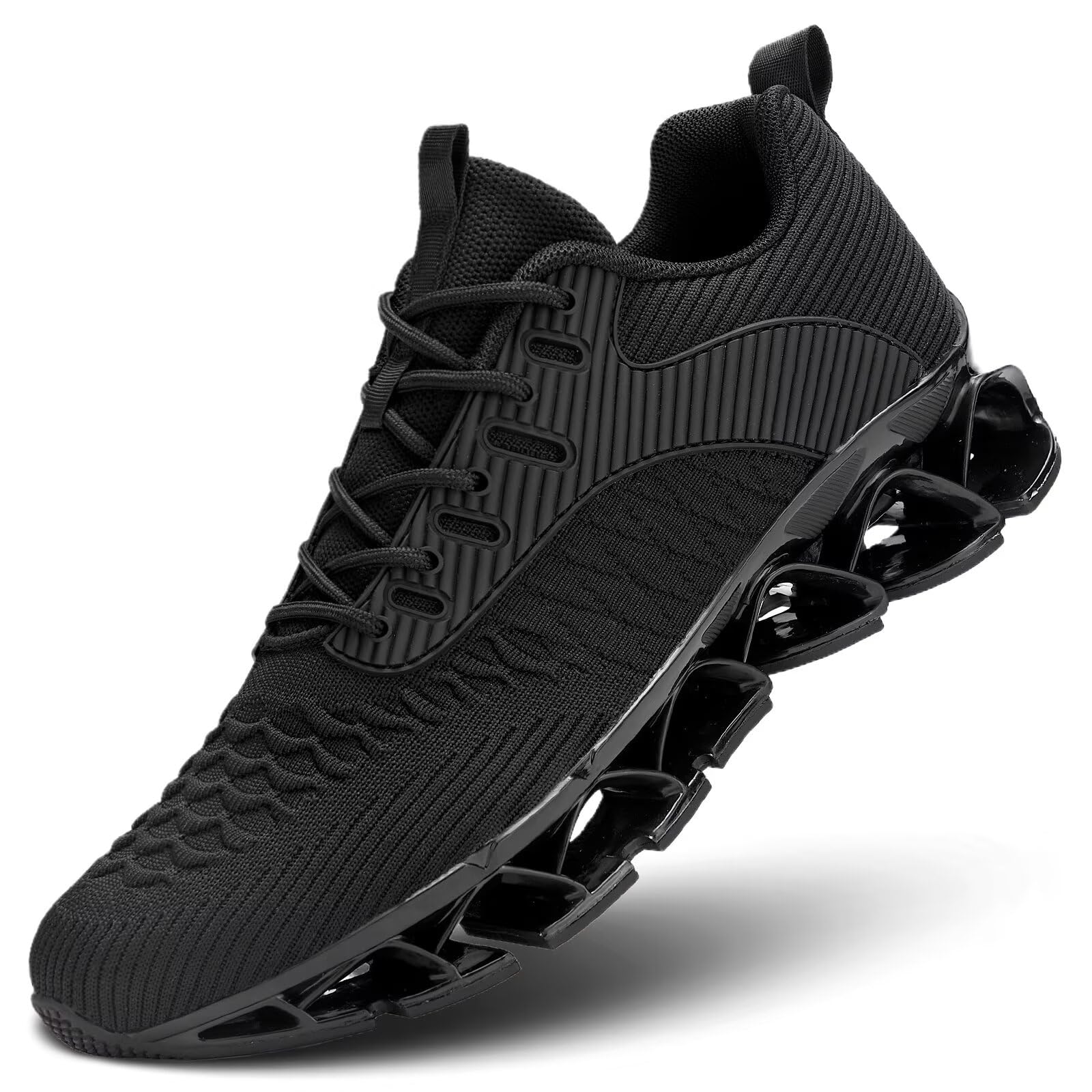 Men's Slip on Walking Running Shoes Blade Tennis Casual Fashion Sneakers Comfort Non Slip Work Sport Athletic Trainer