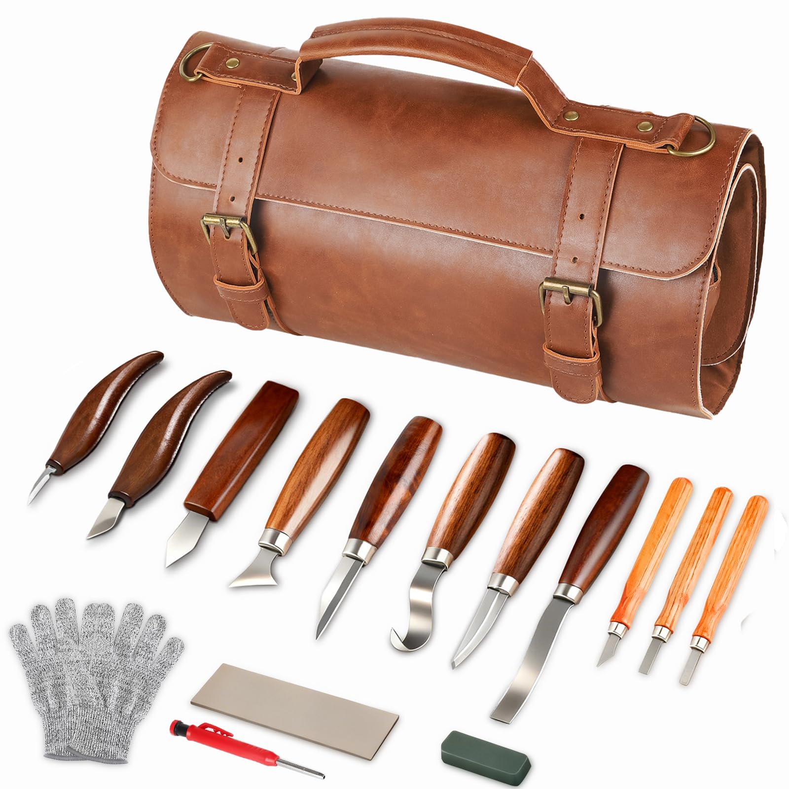 Amazon.com: SEYHAKI Wood Carving Tools Whittling Kit For