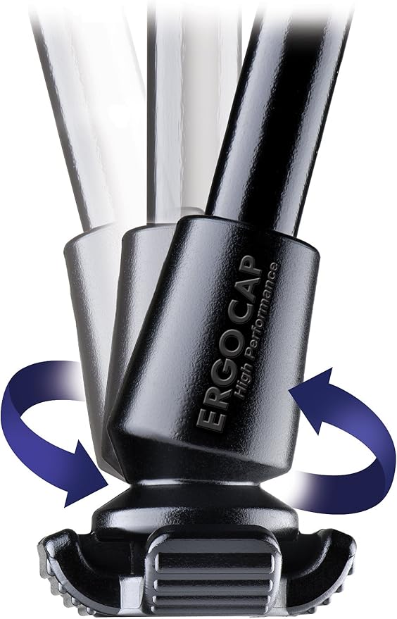 Ergocap® High Performance Crutch Rubber Tip Rubber