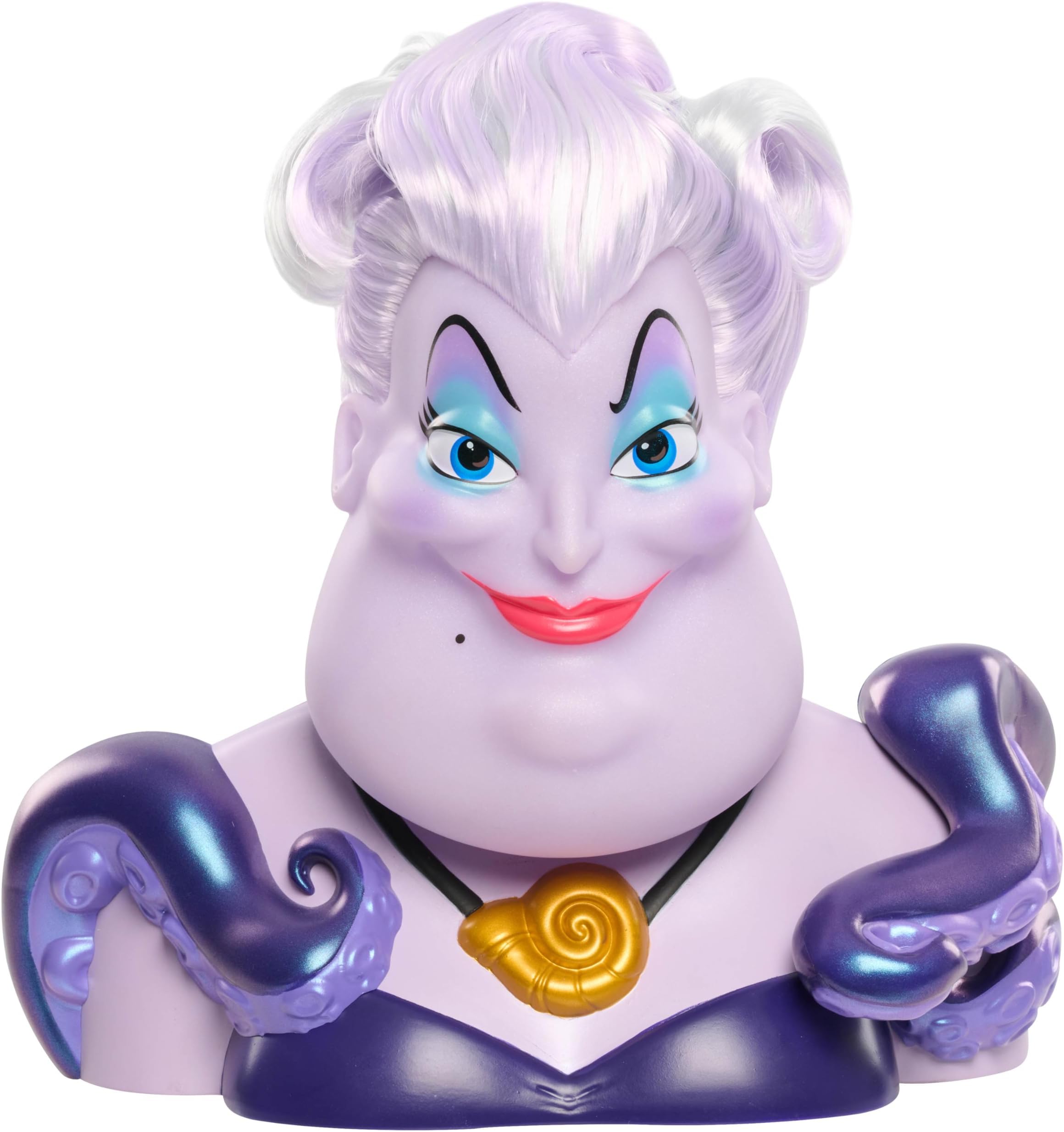Just Play Disney Villains Fierce 'N Fun Ursula 10-inch Styling Head, 16-Pieces, Pretend Officially Licensed Kids Toys for Ages 3 Up, Amazon Exclusive