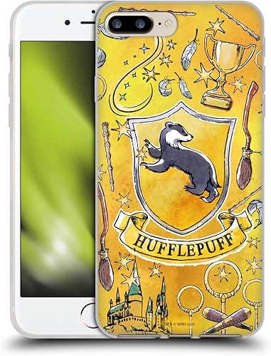 Vista 104 de Head Case Designs Funda de gel suave con licencia oficial de Harry Potter Slytherin, diseño de Reliquias de la Muerte XIII compatible con Apple