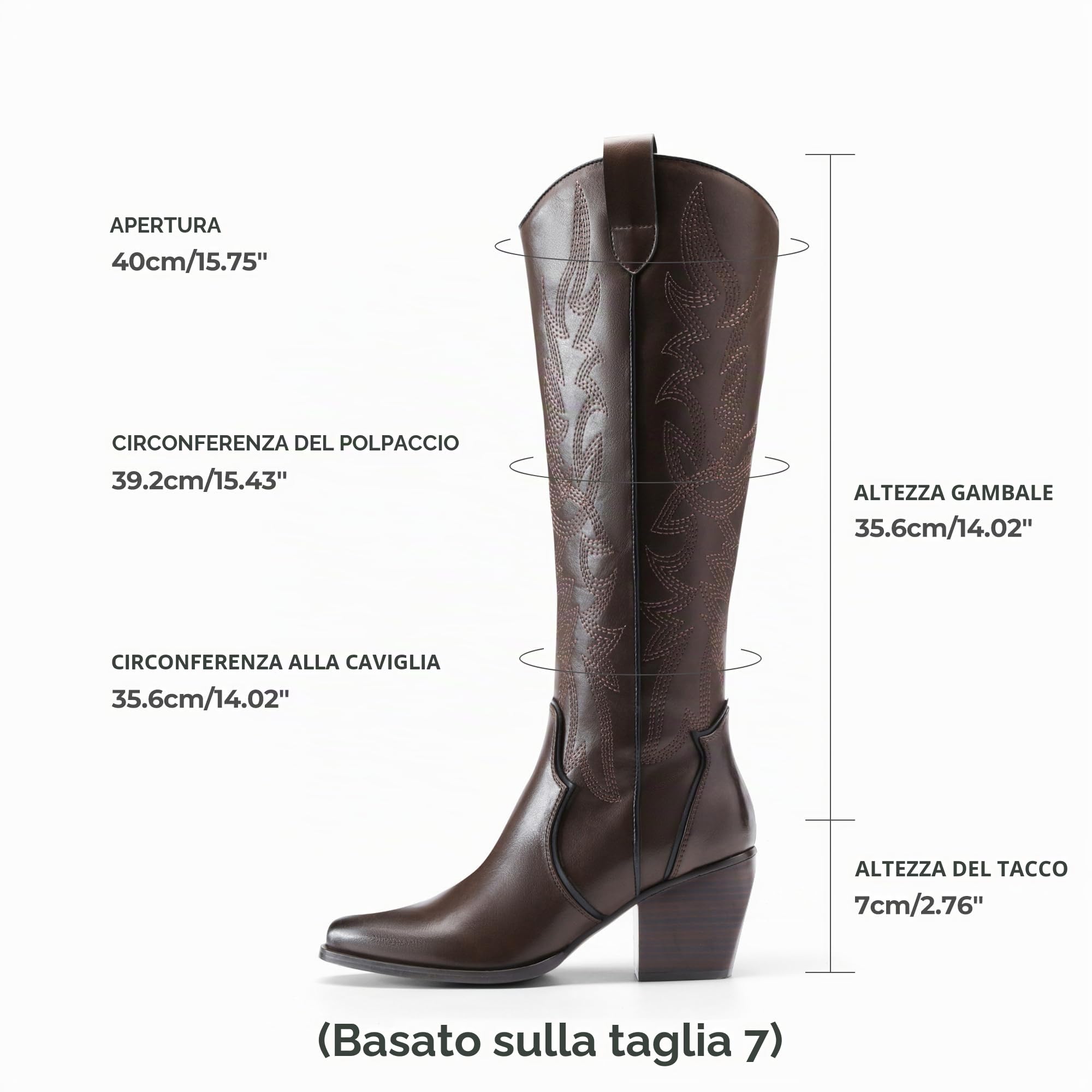 DREAM PAIRS Donna Stivali Alti al Stivali Alti con Tacco A Blocco Donna Casual Boots Stivali da Donna