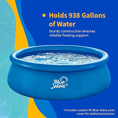 Miniatura 14 de Blue Wave NT6132 - Cubierta familiar redonda de 33 pulgadas de velocidad profunda de 13 pies