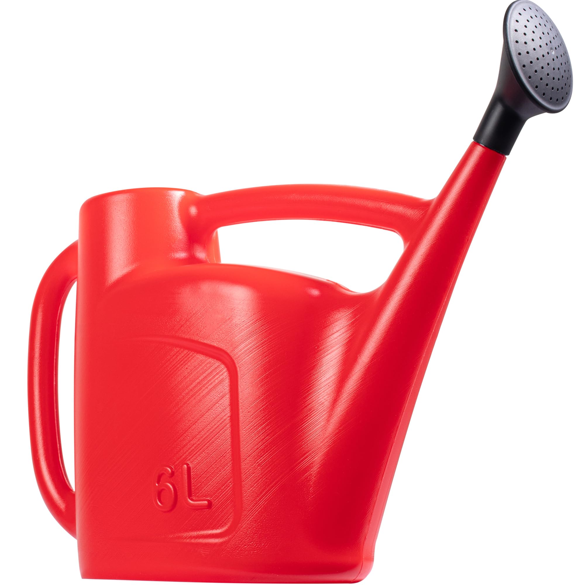 Hardys Red 6L Rose Watering Can - Outdoor & Indoor Watering Can With Detachable Sprinkler Rose Head, Long Spout Water Can For Houseplant & Garden Plants