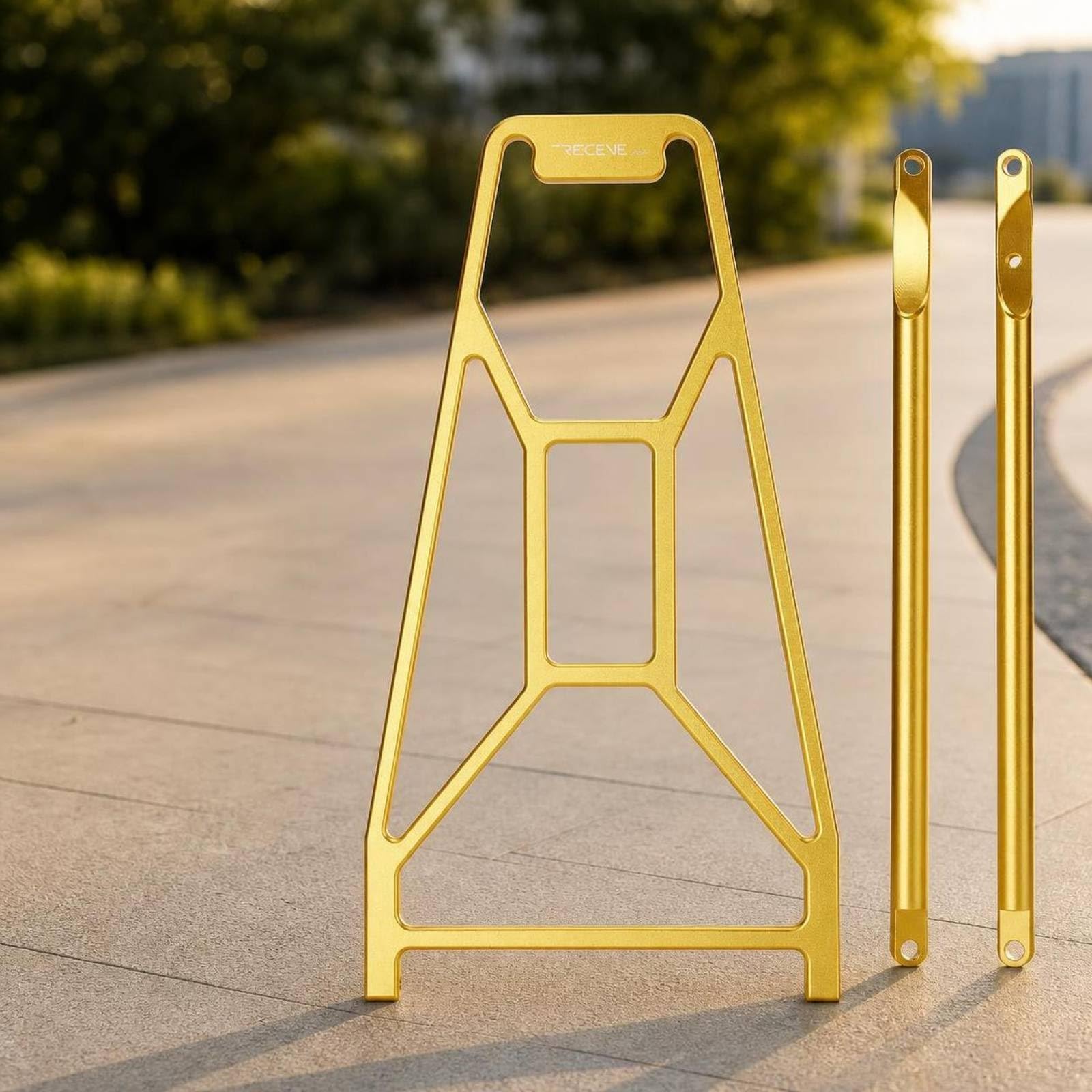 Porte-Bagages pour Vélo Pliant, Vert Postal, Size to 5