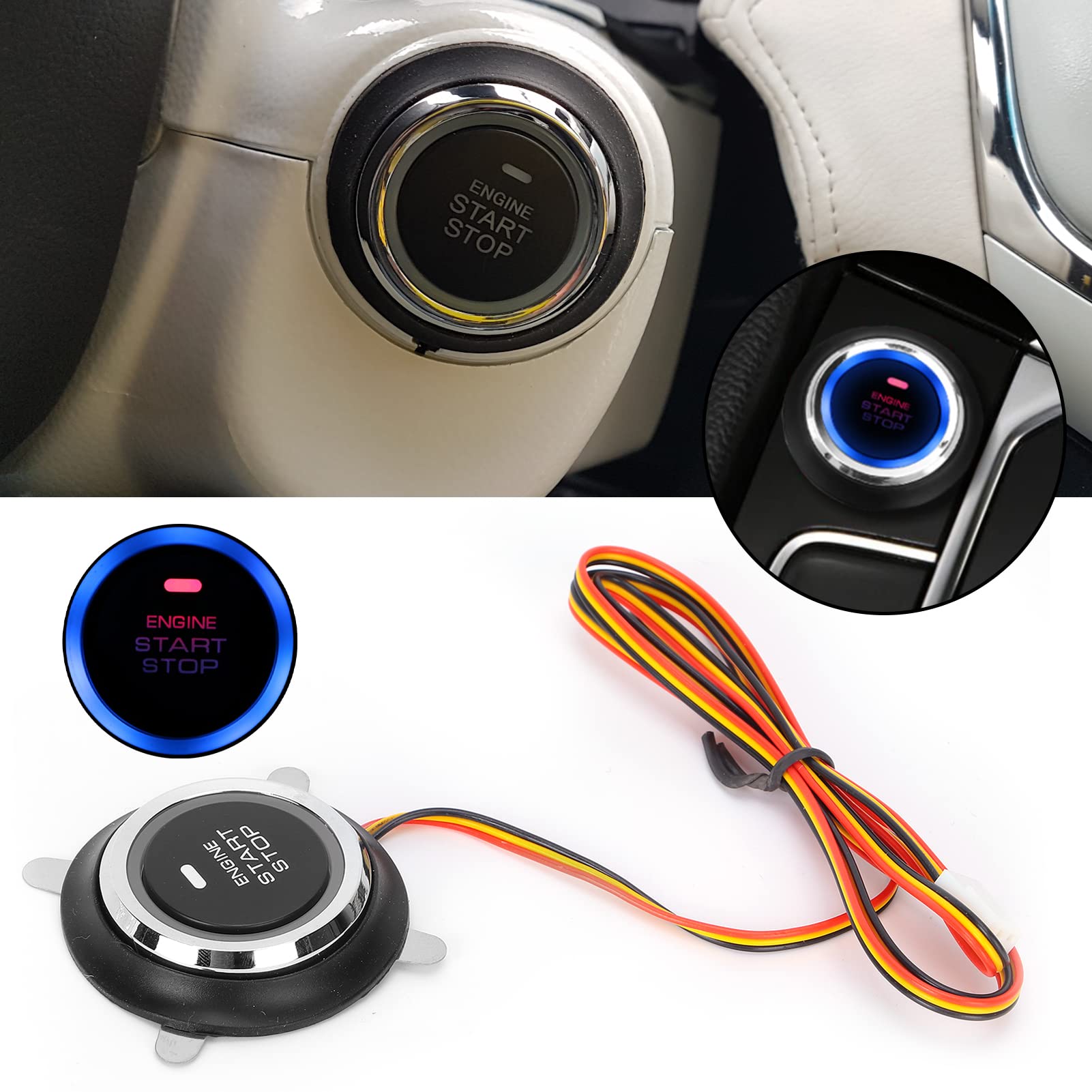 Botón Arranque Motor Peugeot/Citroën - Número 98021996ZD, Compatible Con 308, 408, 508, 2008, 3008, C4, C5
