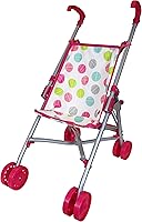 Vista 3 de Lissi Muñeca de bebé de 12 pulgadas con asiento de coche y cochecito plegable
