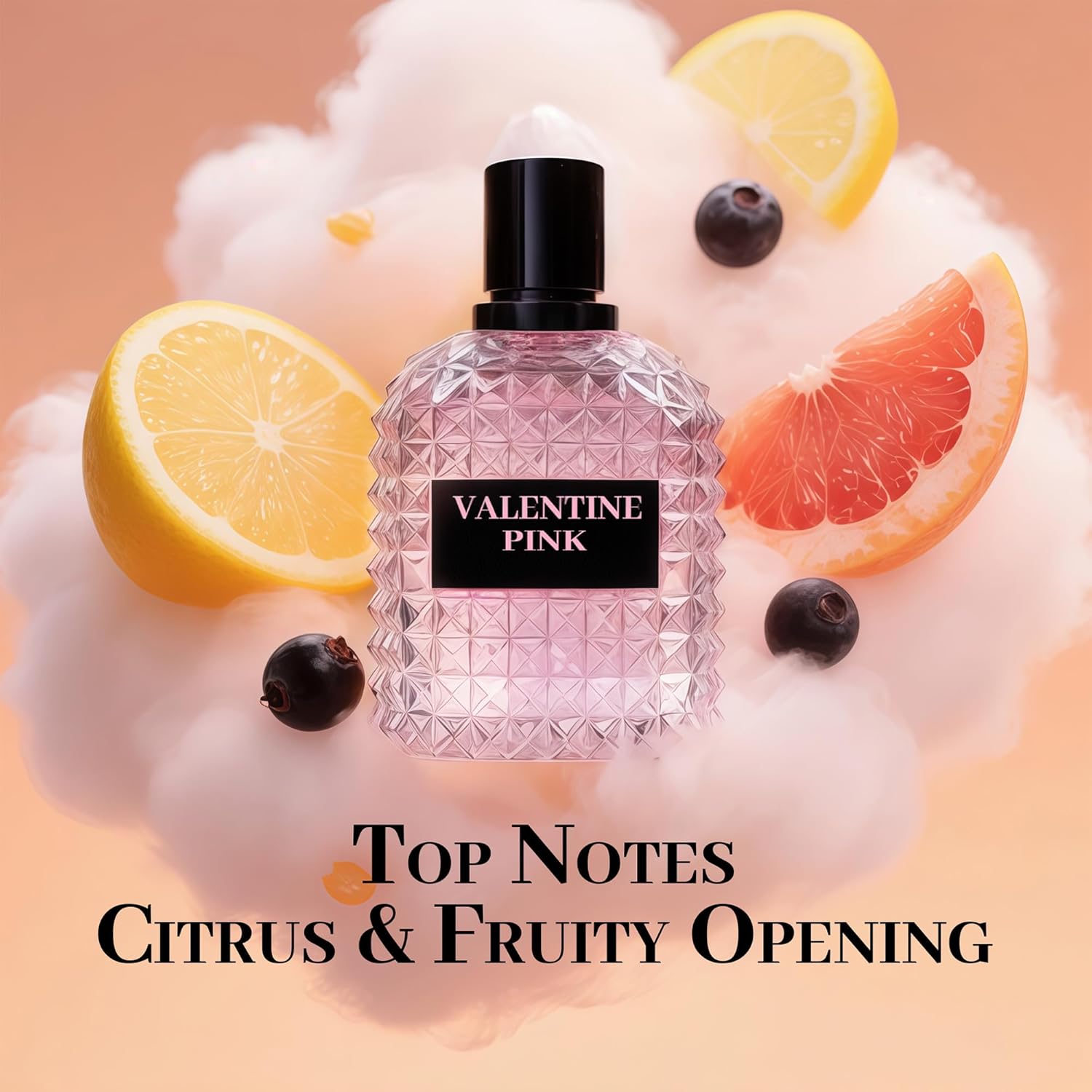 Valentine Pink Perfume for Women, Floral Notes Eau de Parfum Spray Casual Daily Cologne 3.4 Fluid Ounce/100Ml Women Fragrance Daytime & Casual Use, for all Skin Types - Image 4