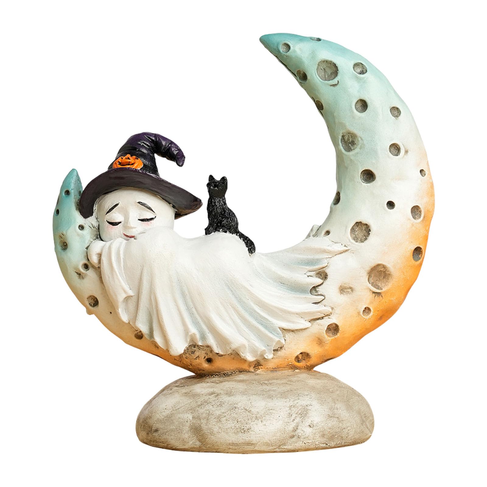 Figurine de sorcière décoration salon, sculpture fantomatique résine
