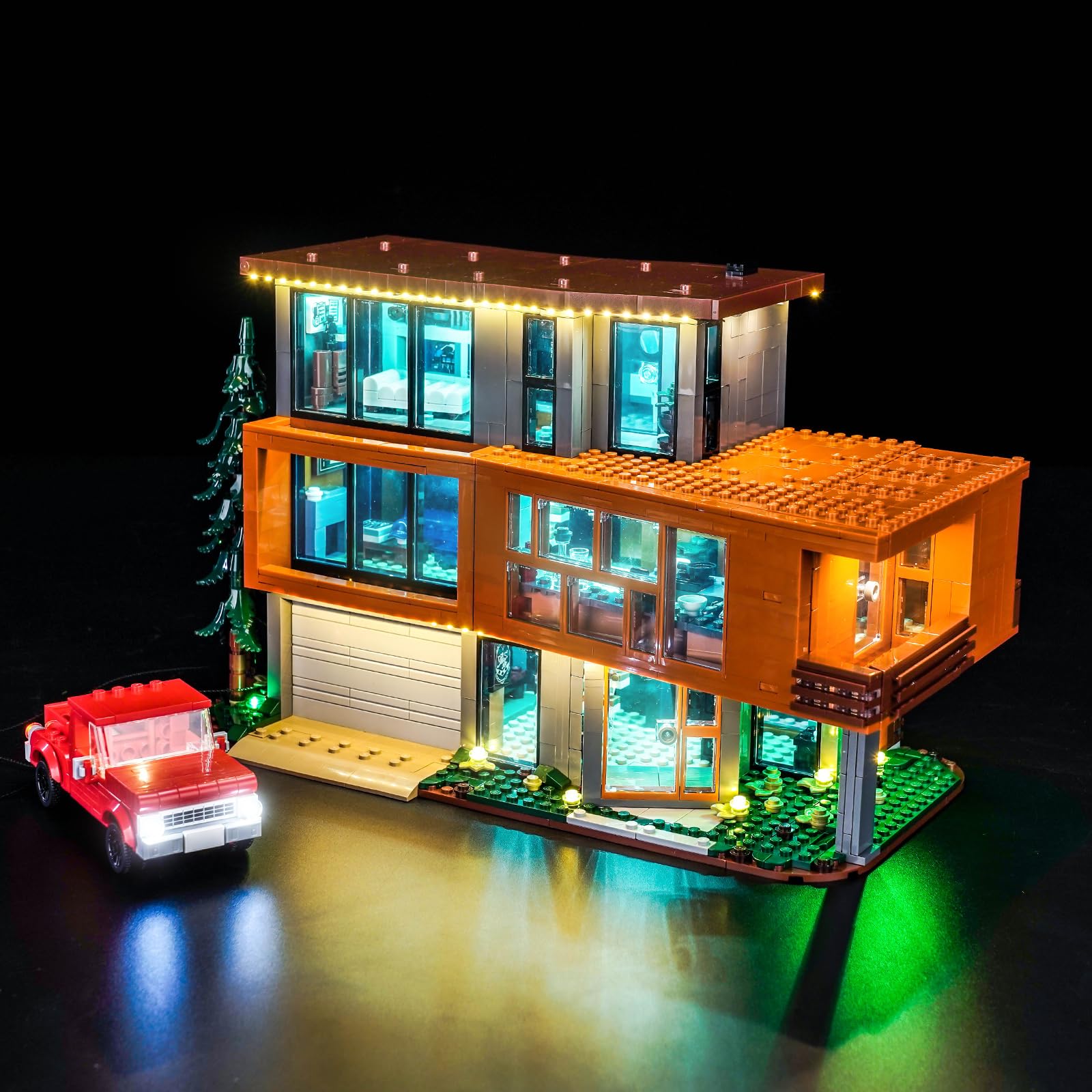 Hilighting Upgraded Led Light Kit Compatible with Lego Twilight The Cullen House Building Set, Lights Decoration Compatible with Lego 21354 (Model Not