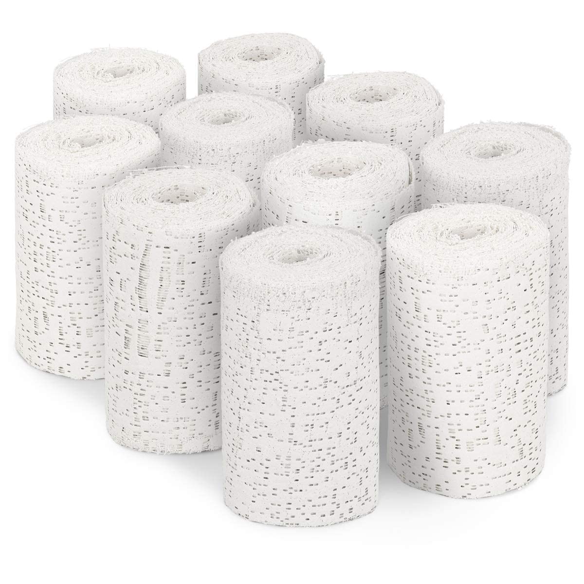 Lot de 10 bandages en plâtre pour ventre de grossesse - Séchage rapide 5 cm x 3 m