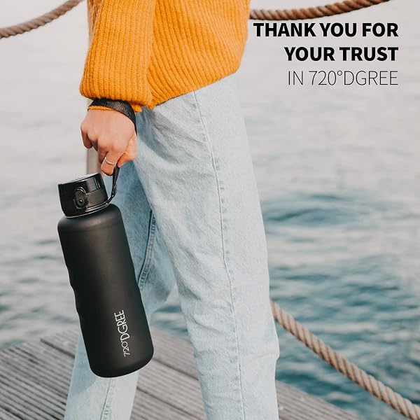 720°DGREE Botella de agua uberBottle – 1,5 litros, 1500ml | Novedosa botella deportiva | Sin BPA | Ideal para niños, fitness, deportes, fútbol, guardería, escuela, pequeños, antigoteo - 4