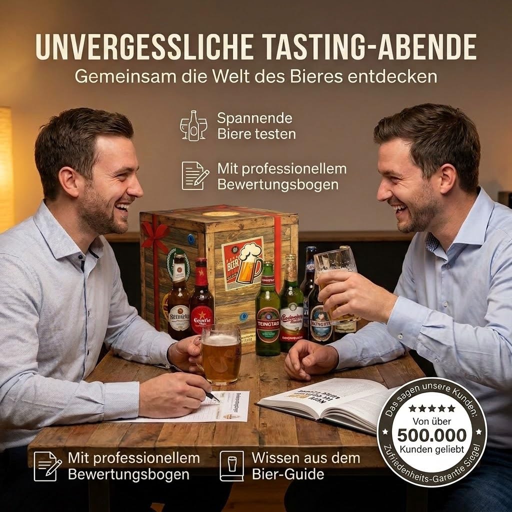Geschenk für Männer "BIER AUS ALLER Welt" + Bier Geschenke Geburtstag