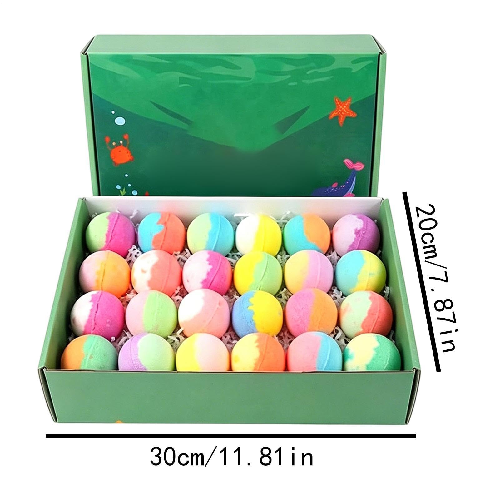Bolas de Baño para Niños con Juguetes 24 Unidades Limpieza Corporal | Kit Bolas Baño Infantil Chicos Chicas Vacaciones Juegos Verano Hotel Hogar Guardería Viajes Aseo Sanitario