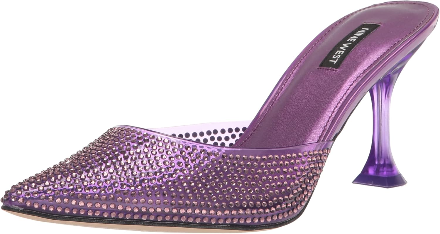 Nine West Women's HOTTH Pump, Purple, 6.5