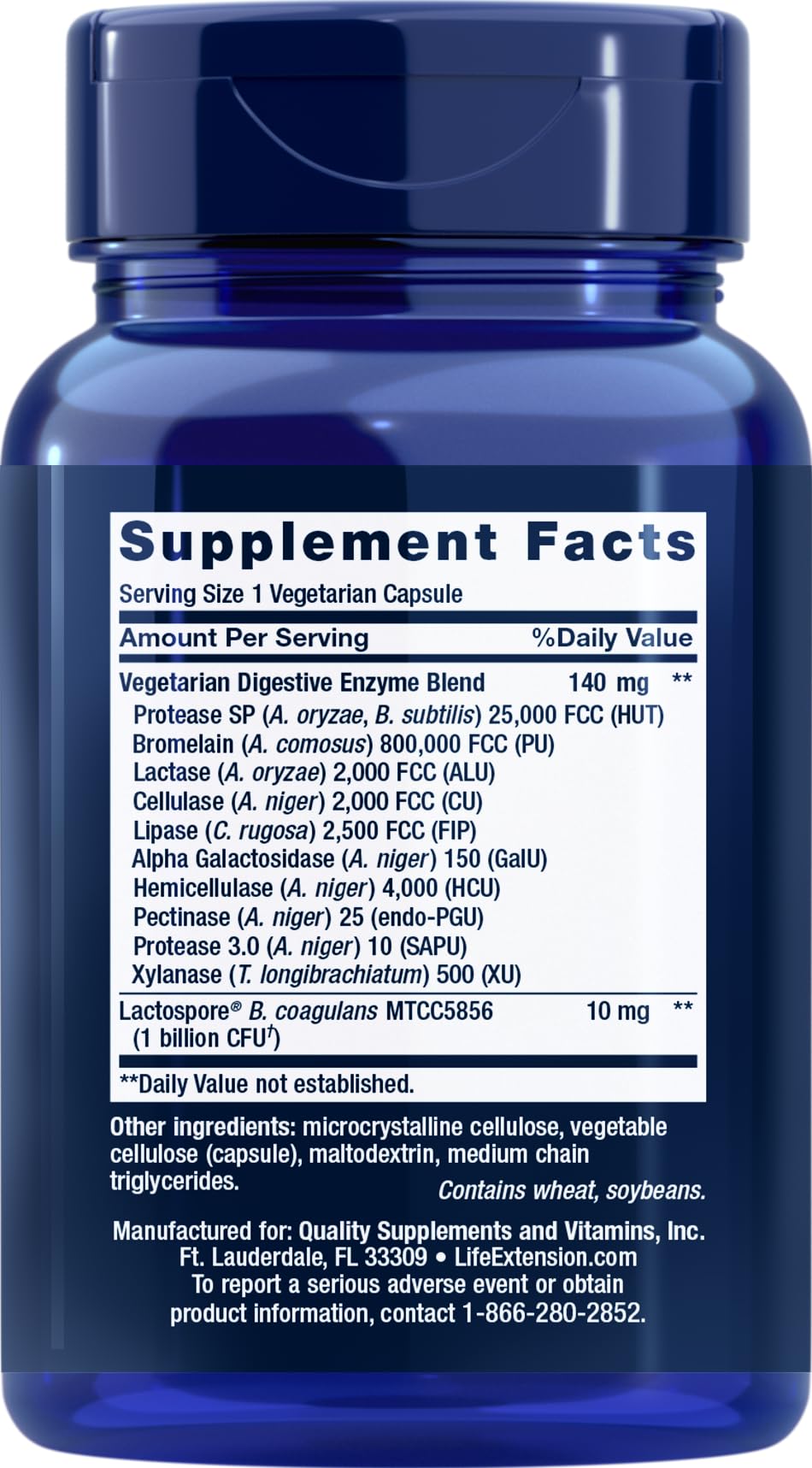 Life Extension Enhanced Super Digestive Enzymes and Probiotics, 90 Vegetarian Capsules — Amazon image 2