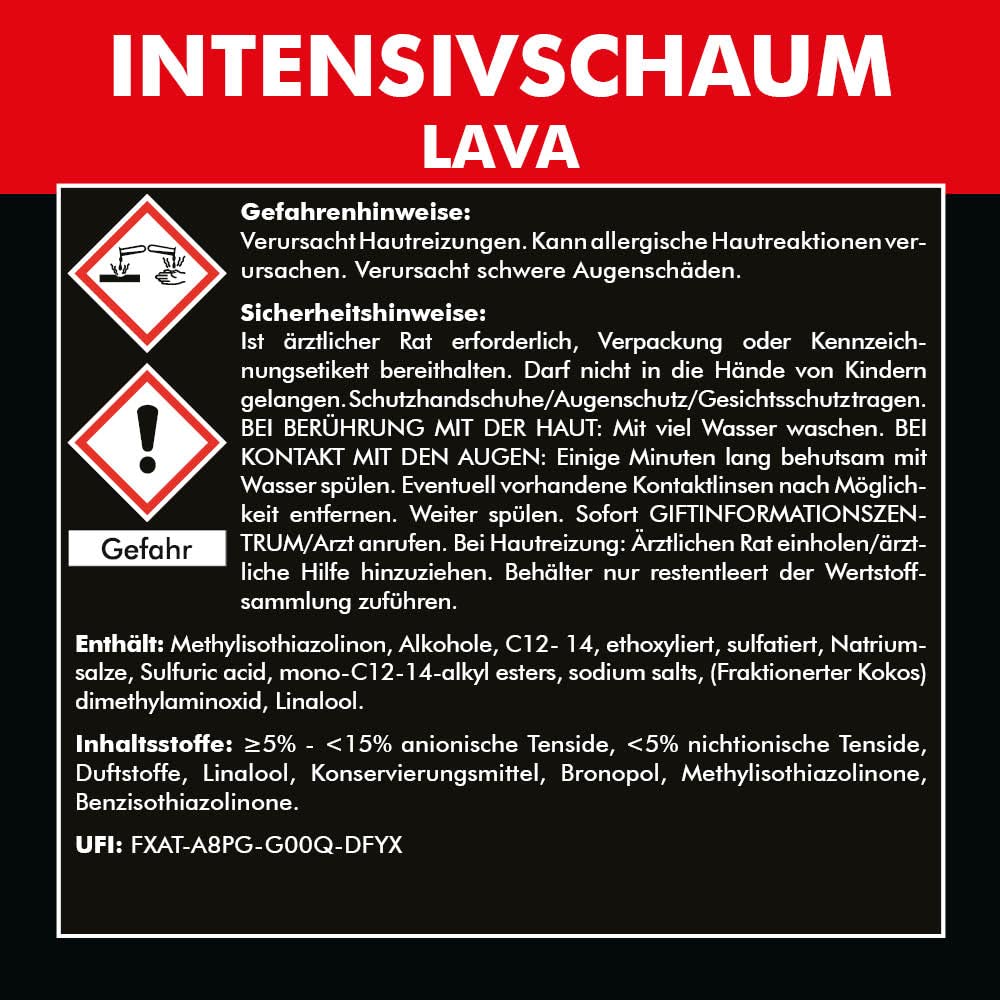 Intensiv Schiuma Lava 10 litri concentrato (1438.10) – -Vorreinigung in autolavaggi – Auto biancheria Autoreinigung – Original brestol