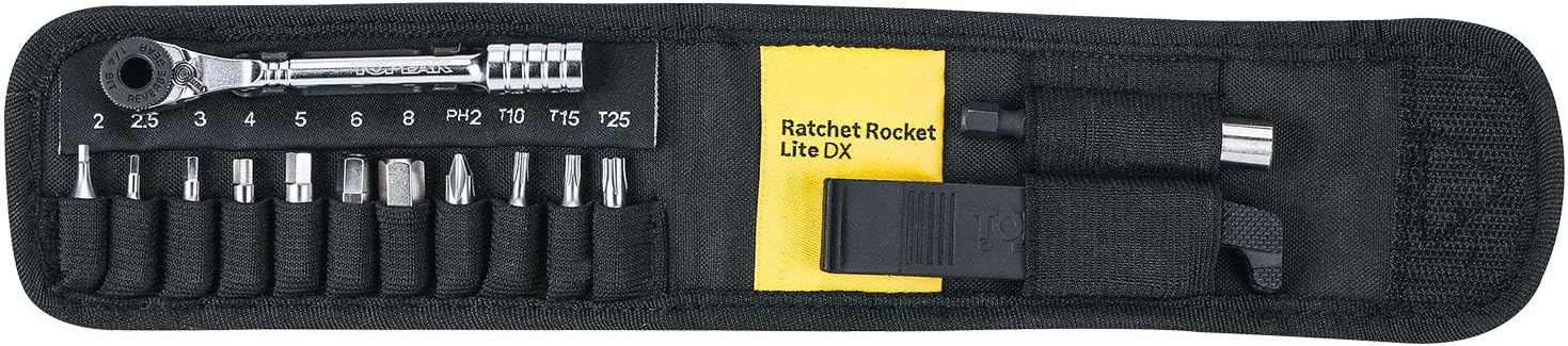 Topeak TT2524 Ratchet Rocket Lite DX Tool , Black, 12 : Sports & Outdoors