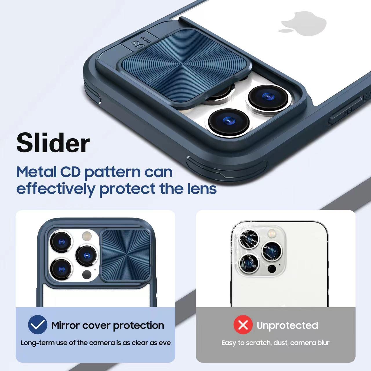 LIUKM Cover per iPhone 13 PRO 6,1 Custodia, Scorrevole | FindTheDeal