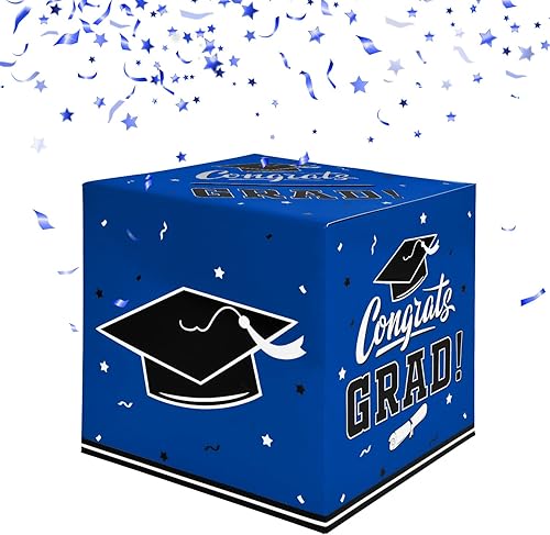 Miniatura 7 de Gatherfun Decoraciones de graduación 2025, caja de tarjeta de graduación para regalo de graduación, regalos de fiesta de graduación, suministros