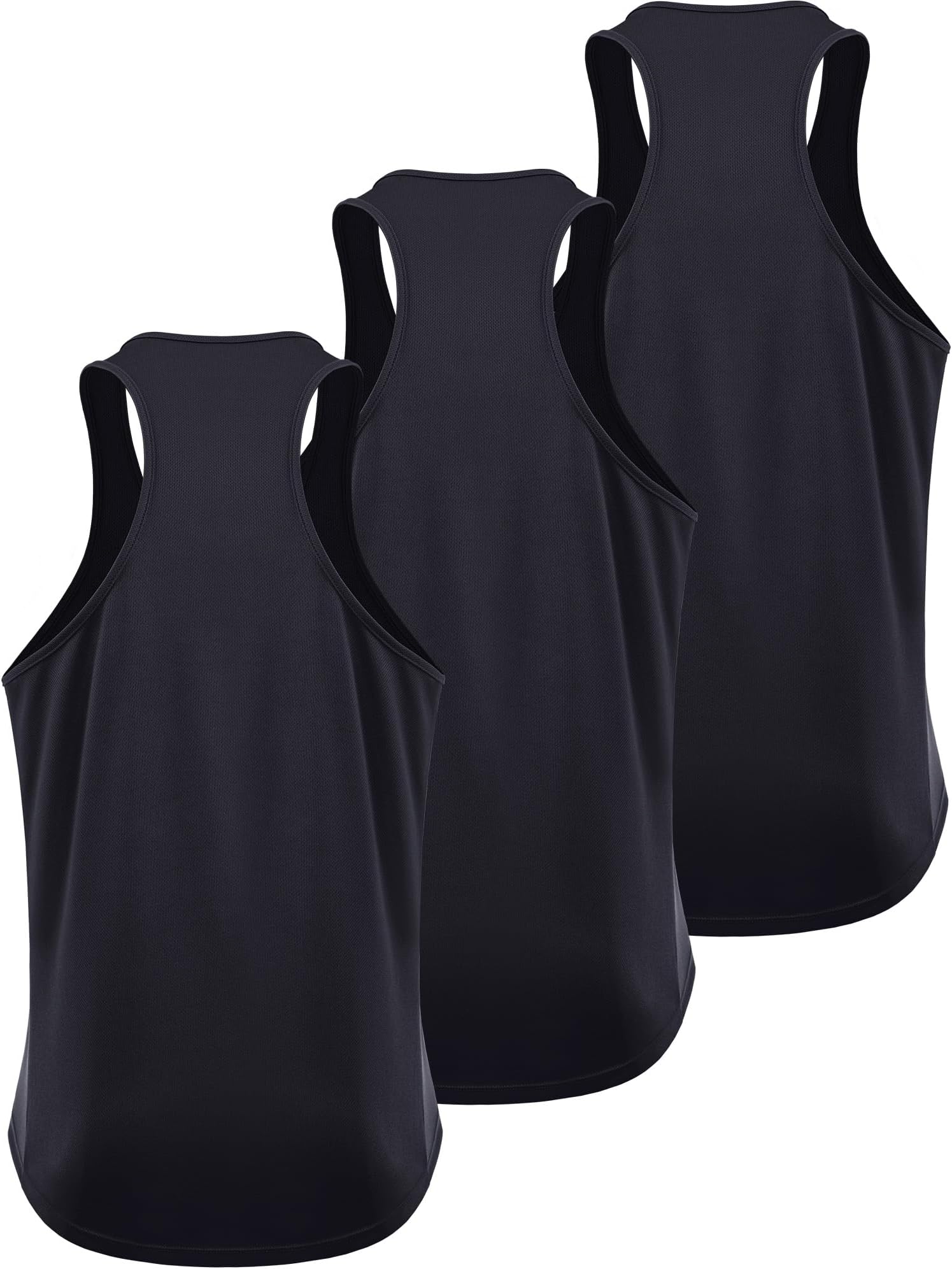 NELEUS Men's Workout Running Shirt (Pack of 3)
