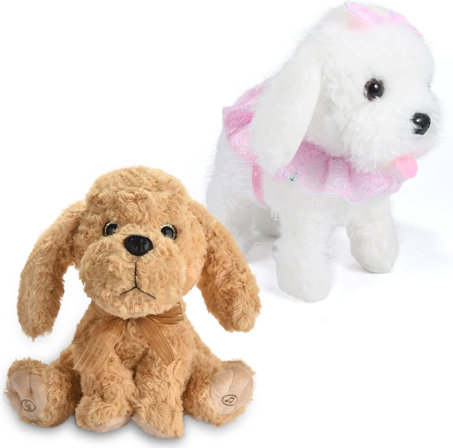 Interactive Walking Plush Puppy Toy Dog & Singing Plush Toy Dog Gift Package