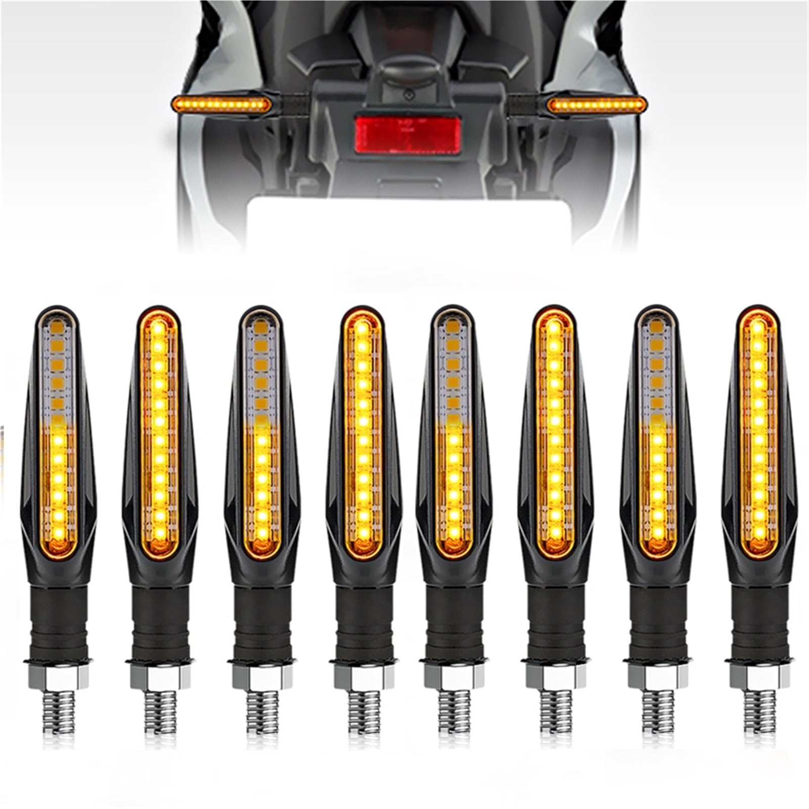 Moto Indicatori Di Direzione Luce Ambra Lampeggiatore Acqua Che Scorre Costruito Relè 10 MILLIMETRI Per Benelli TRK 502X 502 Leoncino 500 752S 302S